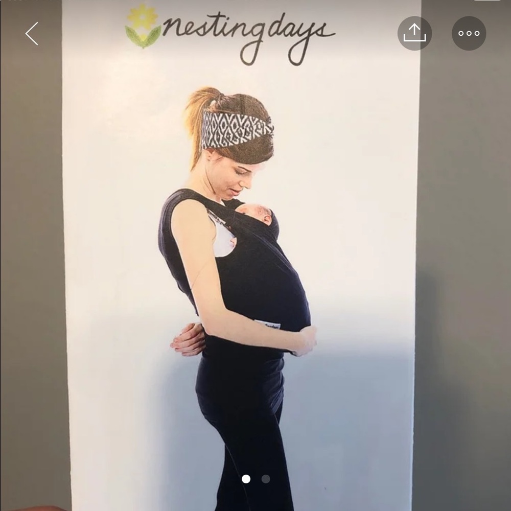 Nesting days newborn shirt carrier size small